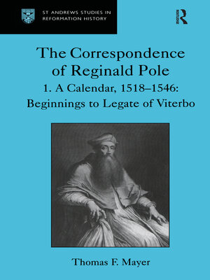 cover image of The Correspondence of Reginald Pole